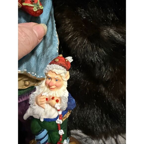 Lenox Holiday Trimmings 2005 Pencil Santa Figurine Limited...